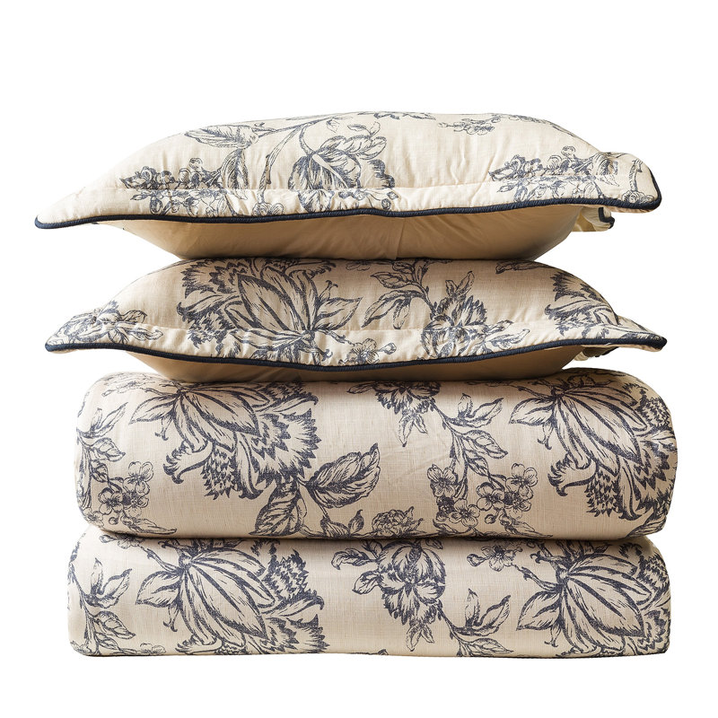 Charlton Home Hecht French Country Duver Cover Set & Reviews Wayfair